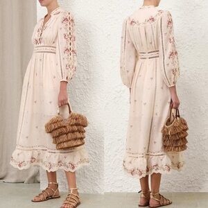 Zimmermann PATIENCE PLUNGE MIDI DRESS 2
